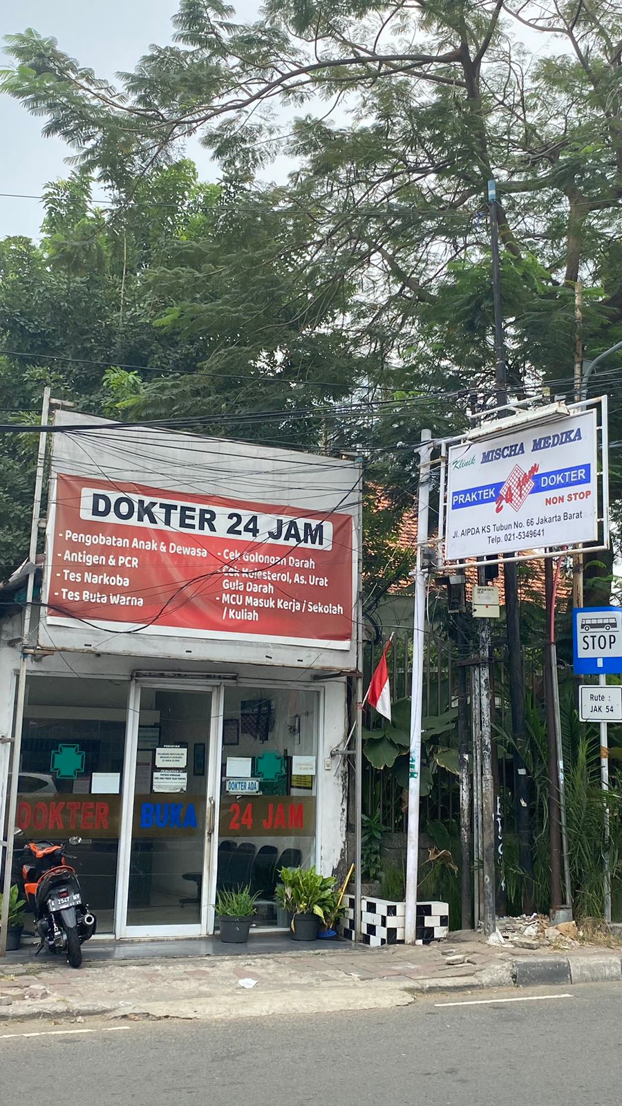 Tampak depan Klinik Mischa Medika